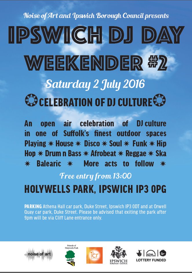 Ipswich DJ Day @ Holywells Park