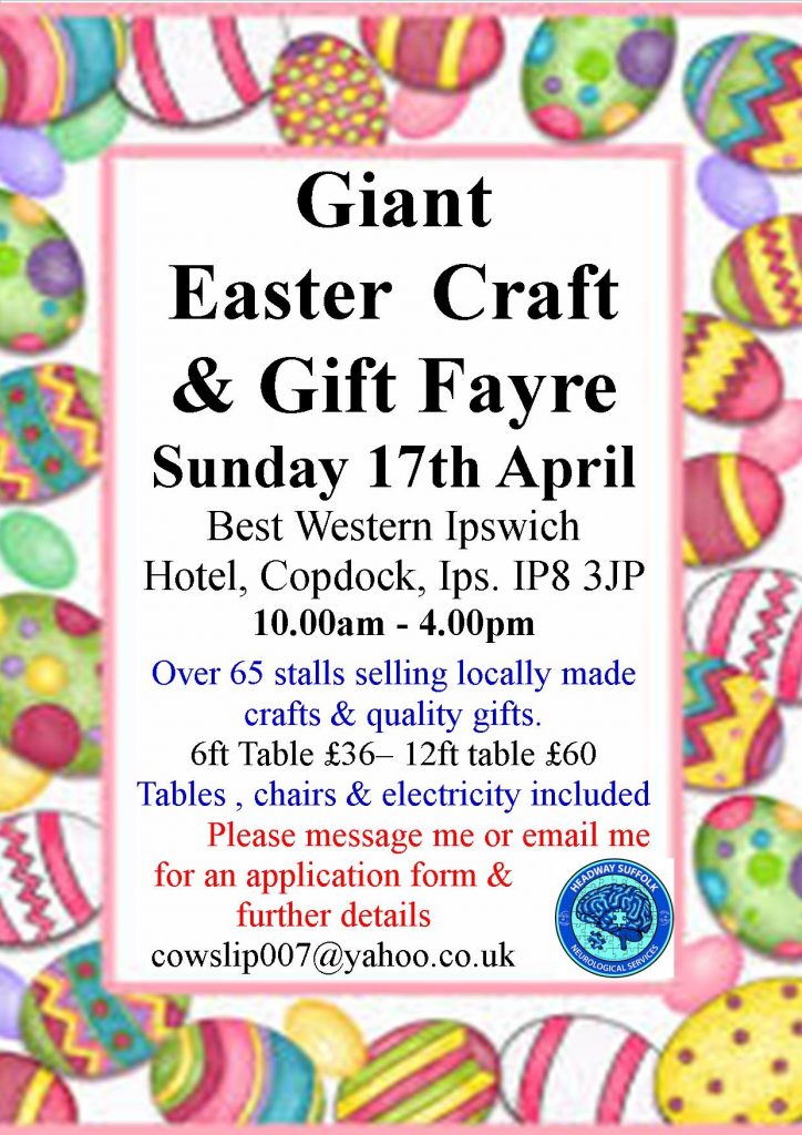 Giant Easter Craft & Gift Fayre, Sunday 17th April