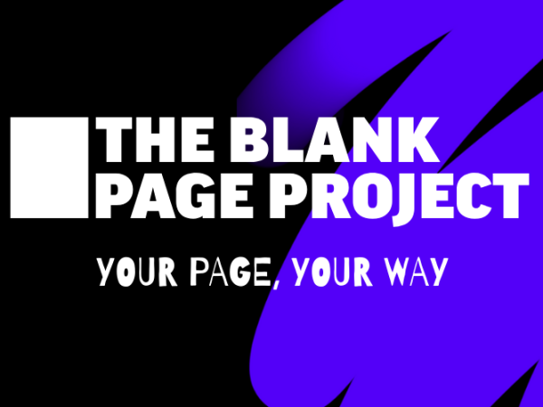 Banner for Suffolk Libraries Blank Page Project