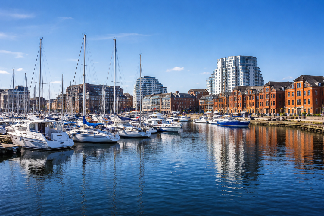 Ipswich waterfront marina
